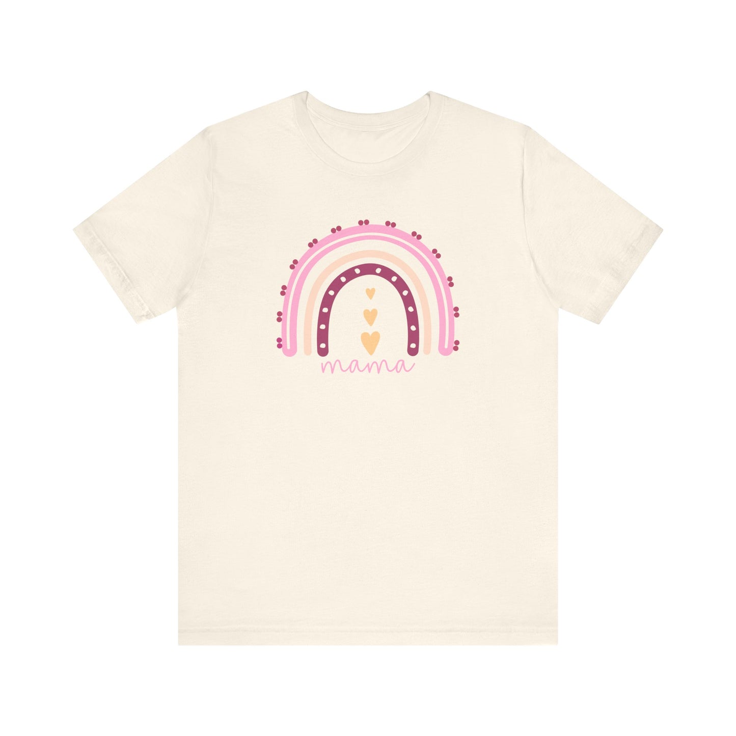 Boho Rainbow Mama Tee Shirt - Unisex Jersey Short Sleeve Tee for Mom and Her