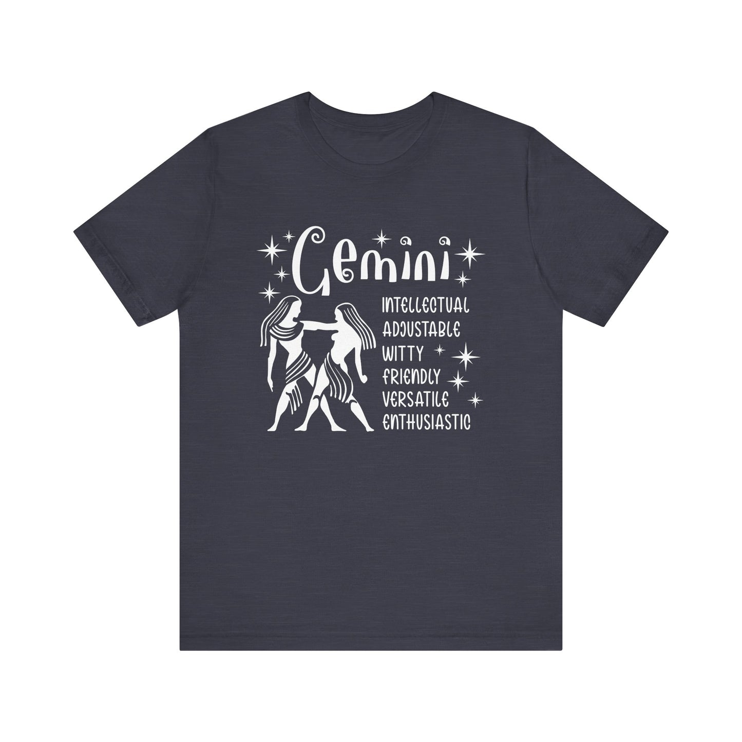 Gemini Zodiac T-Shirt - Playful & Curious Gemini Tee for Astrology Lovers