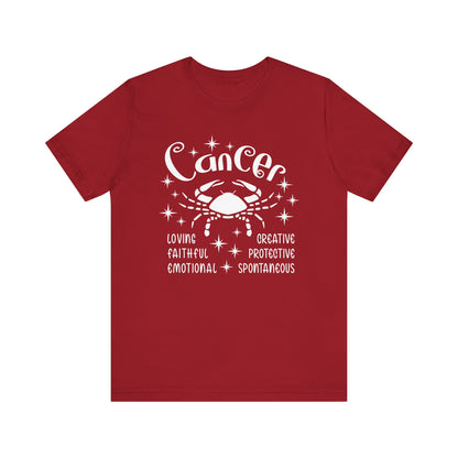 Cancer Zodiac T-Shirt - Nurturing & Intuitive Cancer Tee for Astrology Lovers