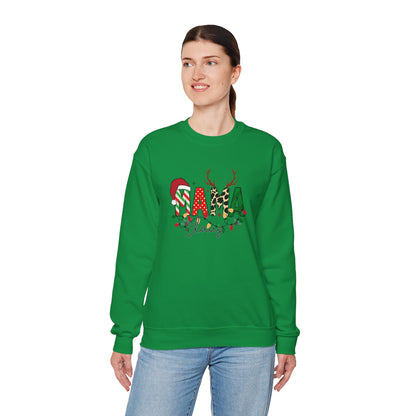 Mama Claus Sweatshirt – Festive and Cozy Holiday Style Unisex Heavy Blend™ Crewneck Sweatshirt