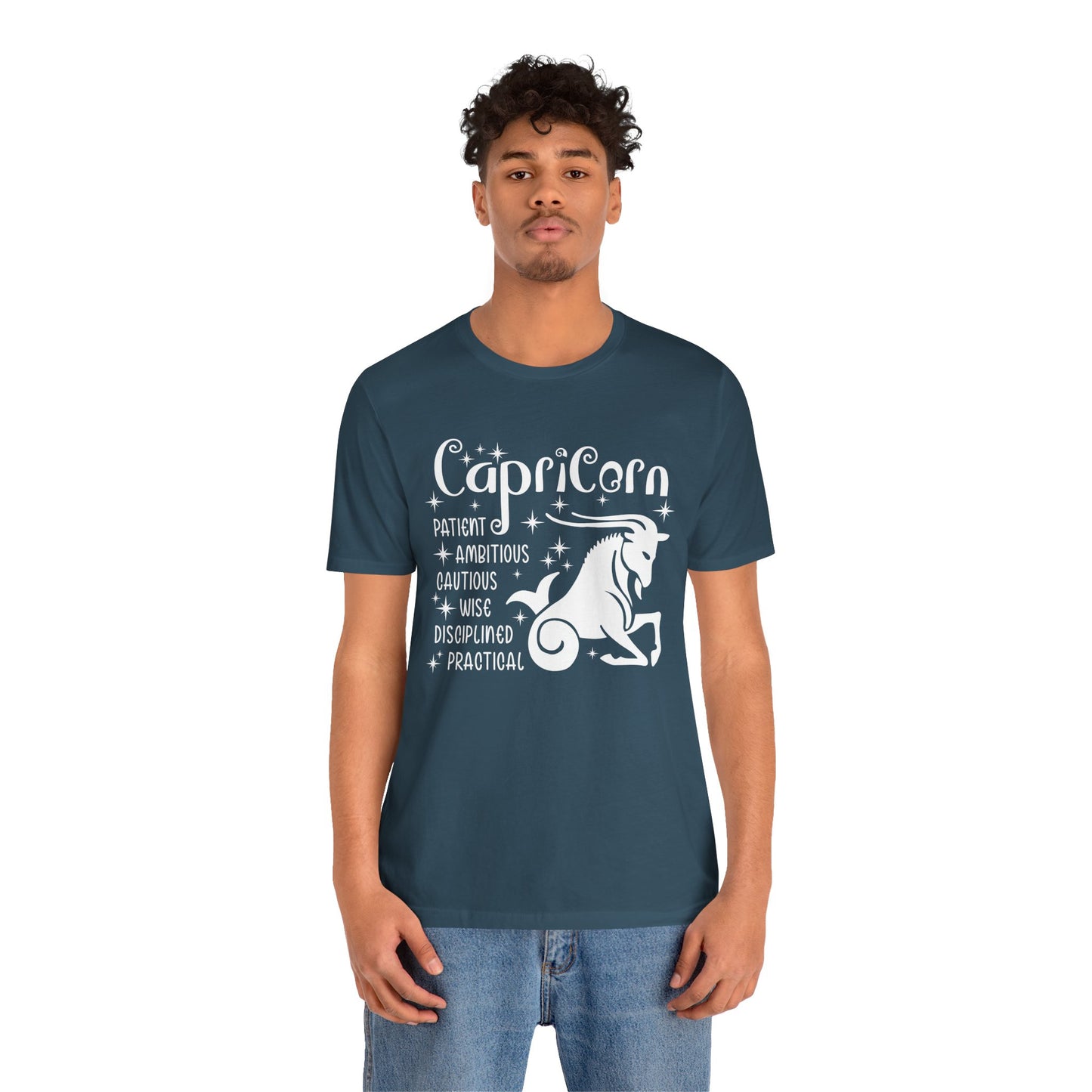 Capricorn Zodiac T-Shirt - Ambitious & Grounded Capricorn Tee for Astrology Lovers