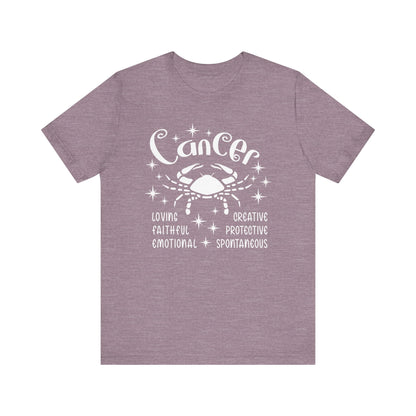 Cancer Zodiac T-Shirt - Nurturing & Intuitive Cancer Tee for Astrology Lovers