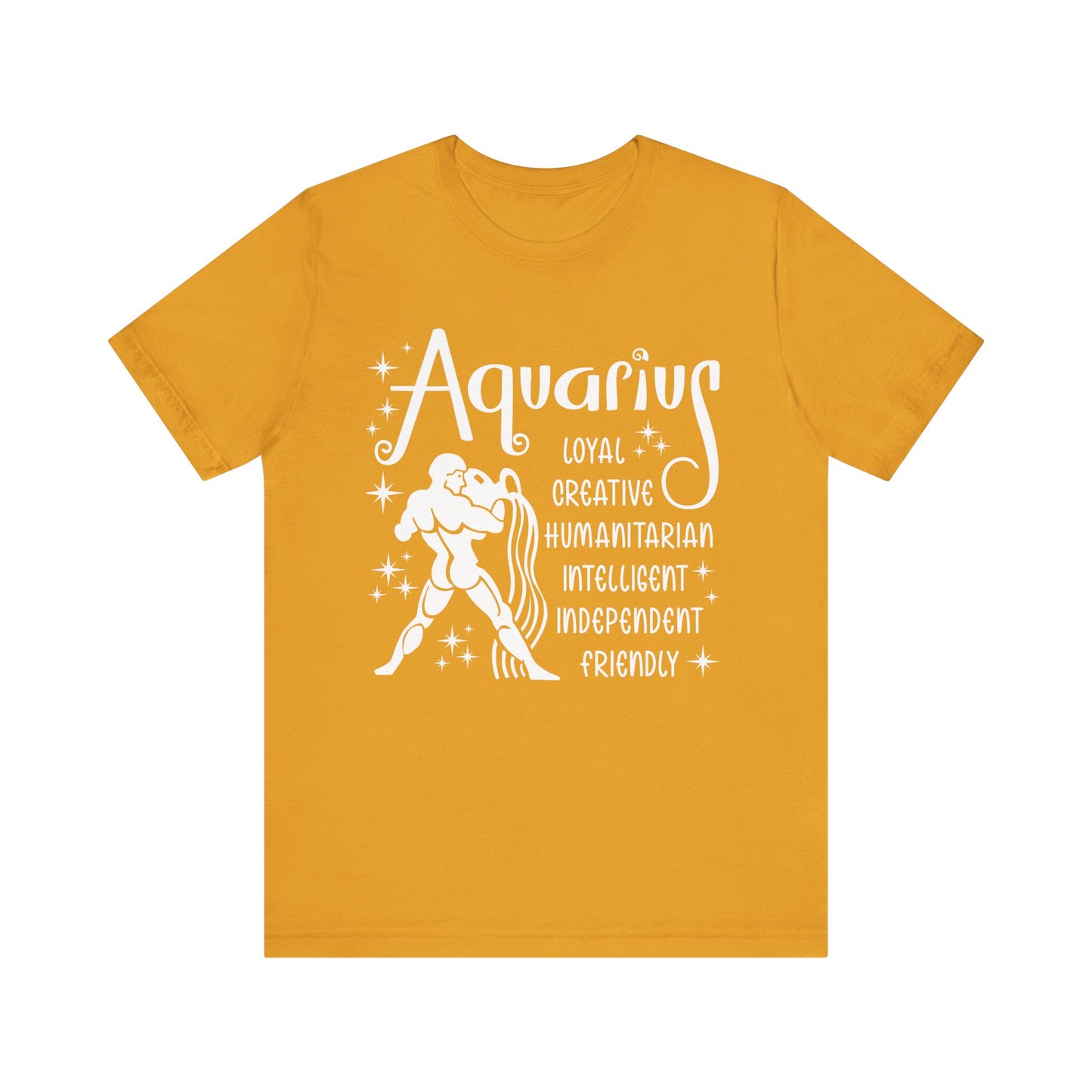 Aquarius Zodiac T-Shirt - Unique & Visionary Aquarius Tee for Astrological Lovers