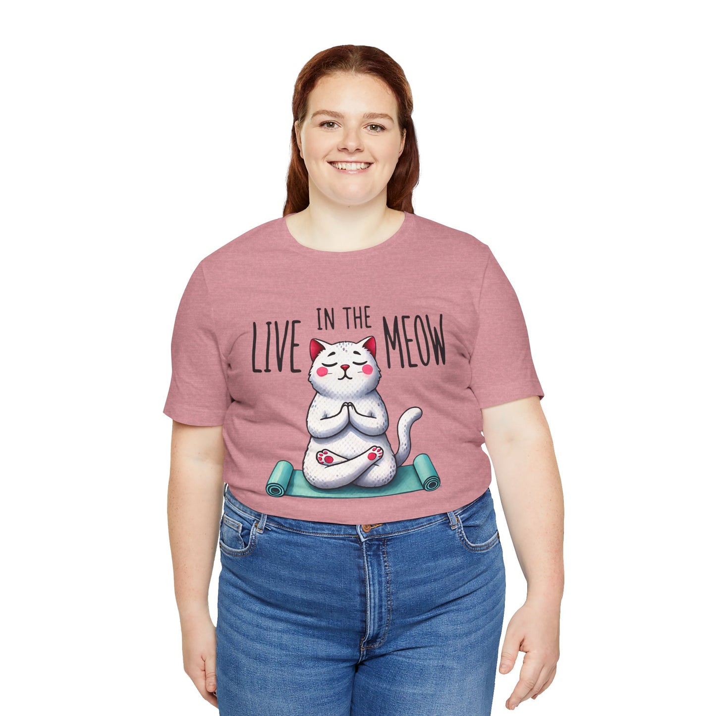 Live in the Meow Cat Shirt